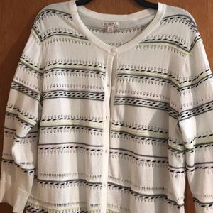 Merona XXL striped cardigan